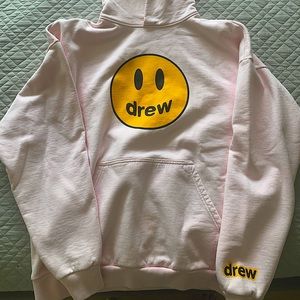 Justin Bieber DREW House pink hoodie sweater in XS
